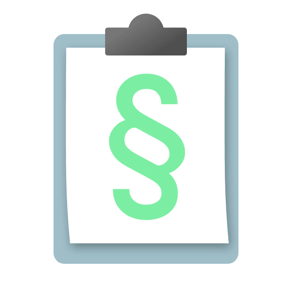 Illustration eines Gesetzesparagraphen zum Thema Arbeitszeiterfassung und Mindestlohngesetz.