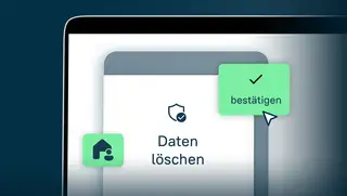 Headerbild zeigt eine Illustration der neuen Funktion zur Massendatenlöschung in askDANTE.